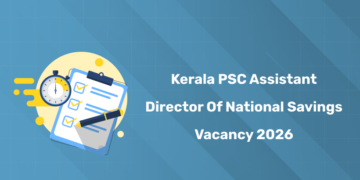 Kerala PSC Assistant Director of National Savings Vacancy 2026