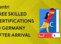 free skilled certifications in germany after arrival