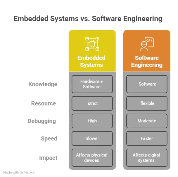 embedded vs software