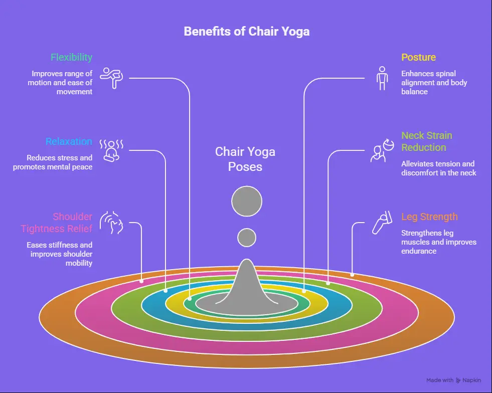 Easy Chair Yoga Poses to Try