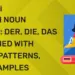 German Noun Gender Der, Die, Das Explained with Rules, Patterns, and Examples