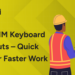 Top 20 BIM Keyboard Shortcuts – Quick Guide for Faster Work