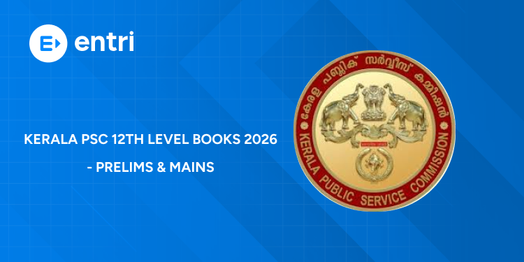 Kerala PSC 12th Level Books 2026 PDF Free Download - Prelims & Mains