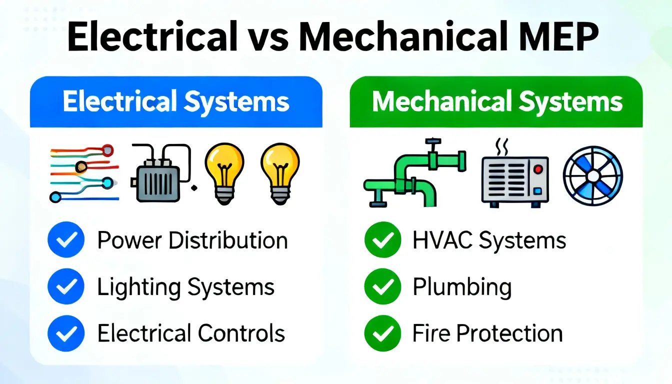 Electrical vs Mechanical MEP: Key Differences, Roles, and Career Scope ...