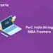 pwc india off-campus hiring mba