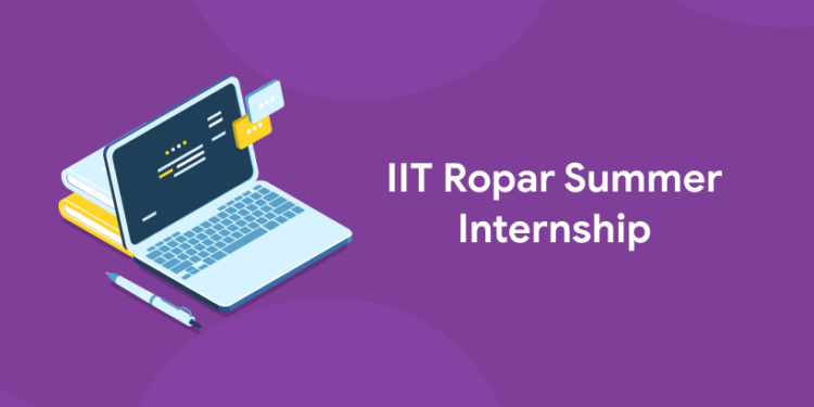 iit ropar summer internship