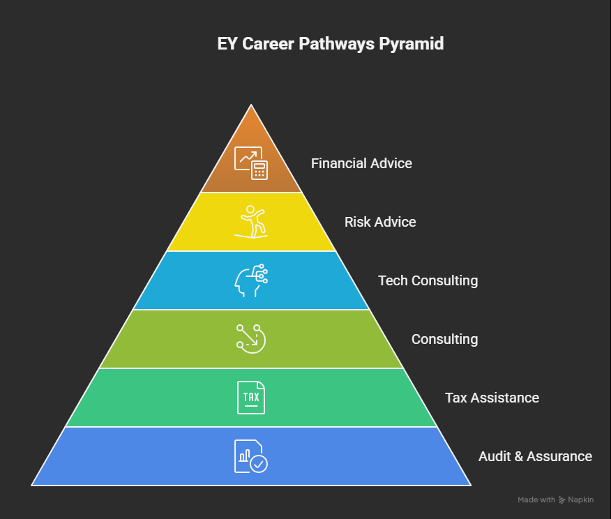 EY Career Paths Across Different Domains