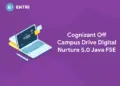 cognizant off campus drive digital nurture 5.0 java fse