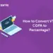 how to convert vtu cgpa to percentage