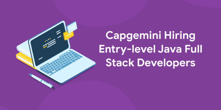 capgemini hiring java full stack developers