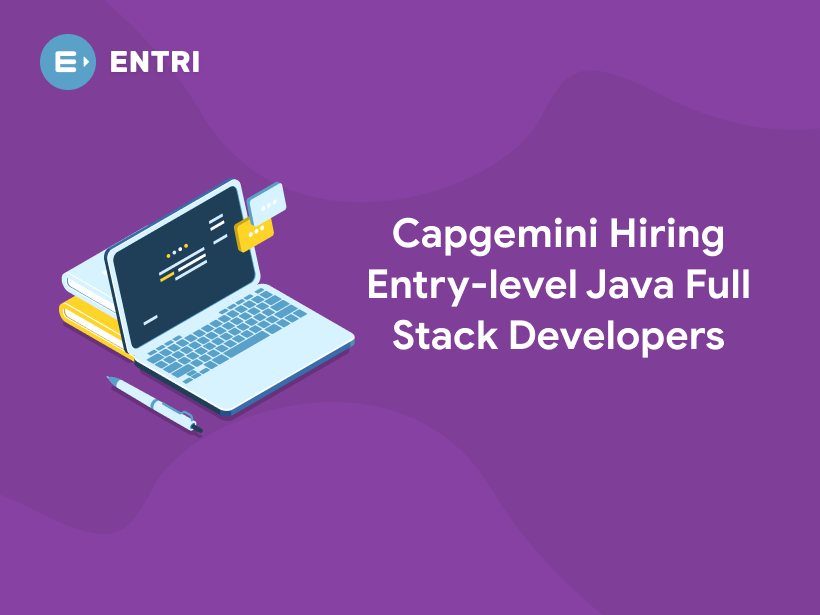 Capgemini Hiring Fresher Java Full Stack Developers
