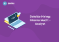 deloitte hiring internal audit analyst