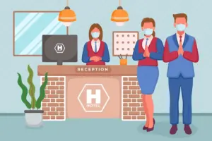 front office executive in hospital