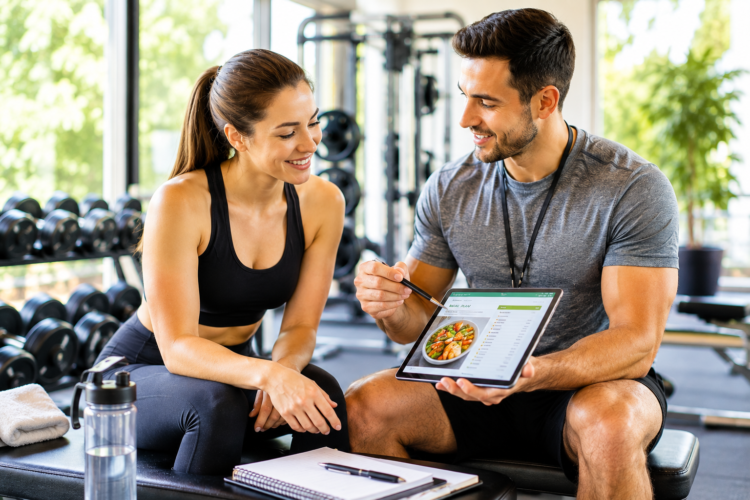 Fitness-trainer-explaining