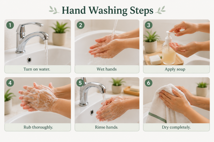 Hand-washing-steps