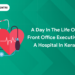 front office executive in hospital