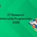 IIT Research Internships