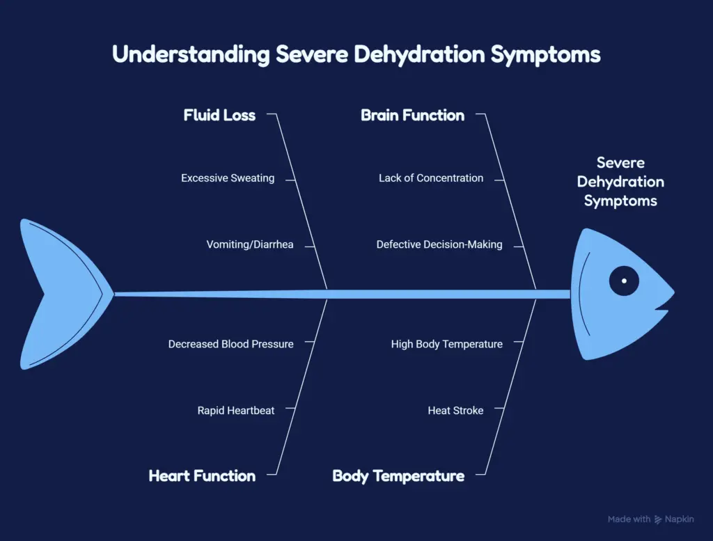 Dehydration signs