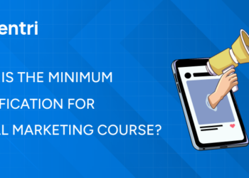 What is the minimum qualification for digital marketing course?