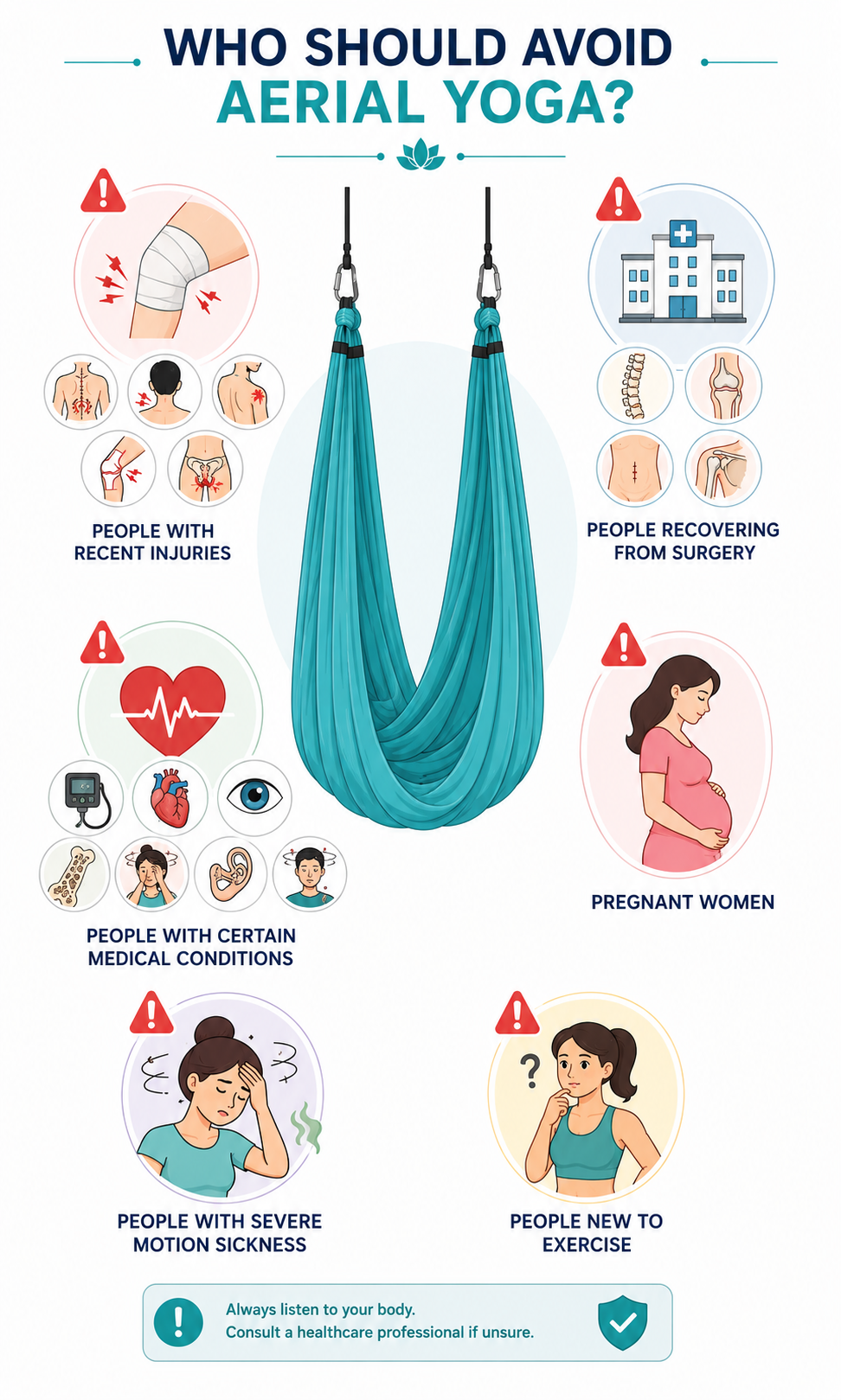 Aerial-yoga-safety-precautions