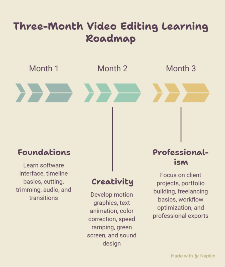 Three-Month-Video-Editing-Learning-Roadmap-visual-selection