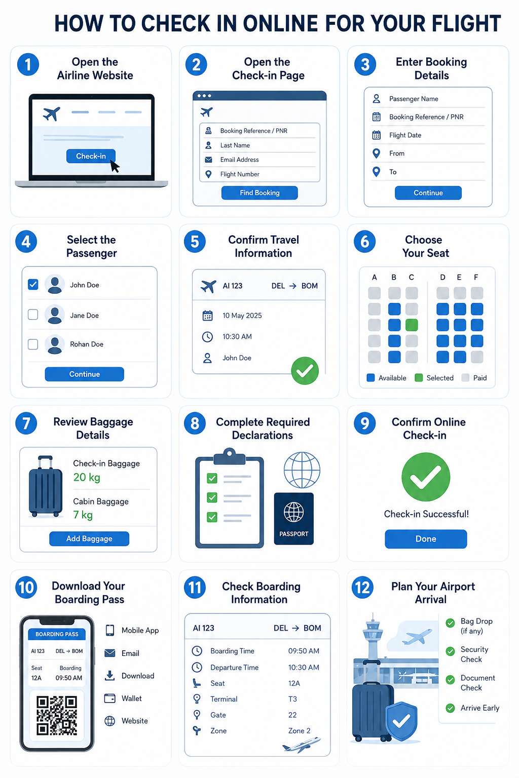 12-Step-Online-Flight-Check-In-Guide