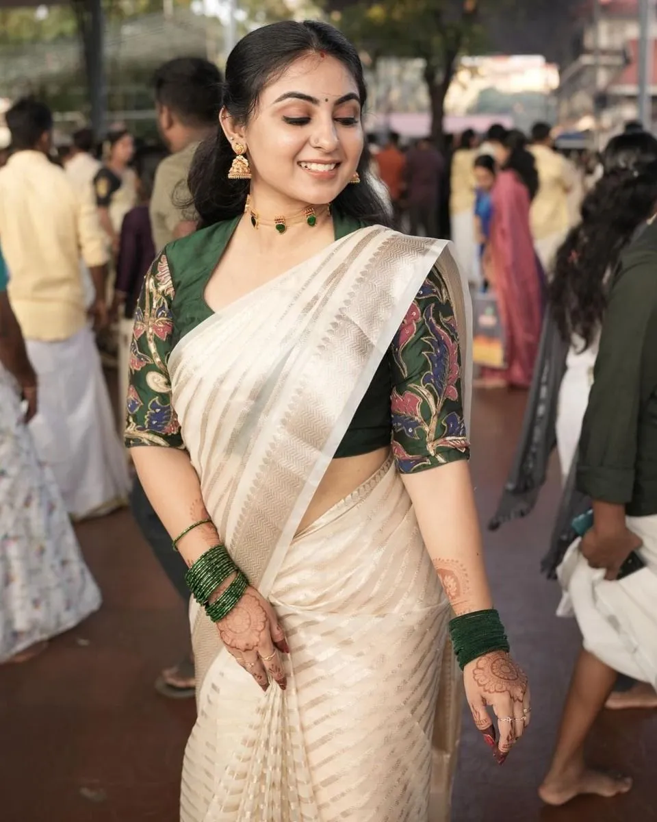 Simple Onam Makeup