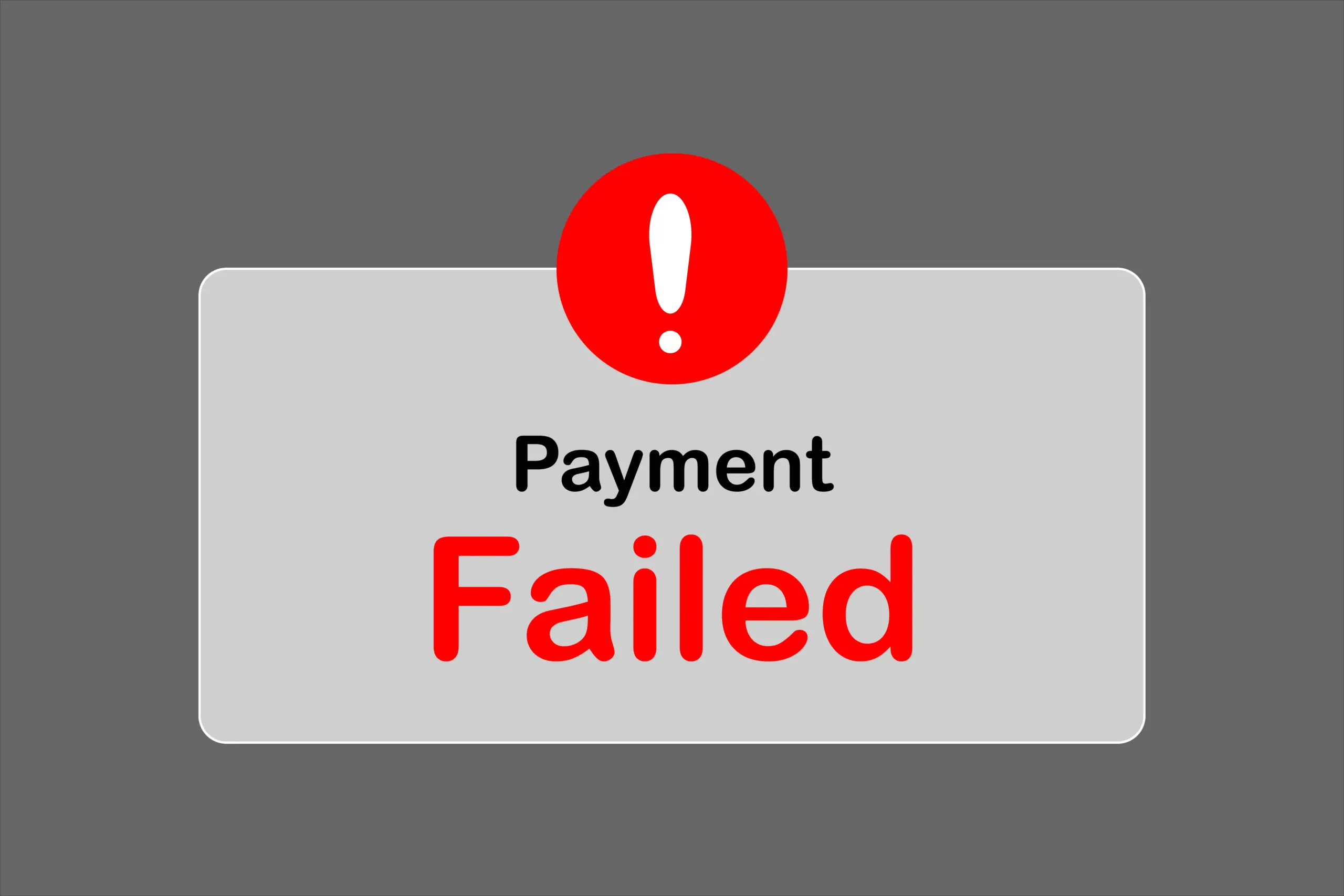 UPI Payment Failed