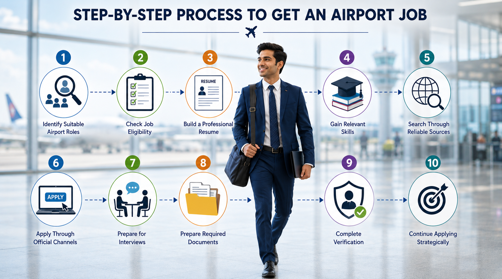Airport-Job-Guide-Ten-Step-Career-Path