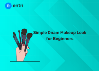 Simple Onam Makeup