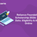 Reliance Foundation Scholarship 2026: Last Date, Eligibility & Apply Online