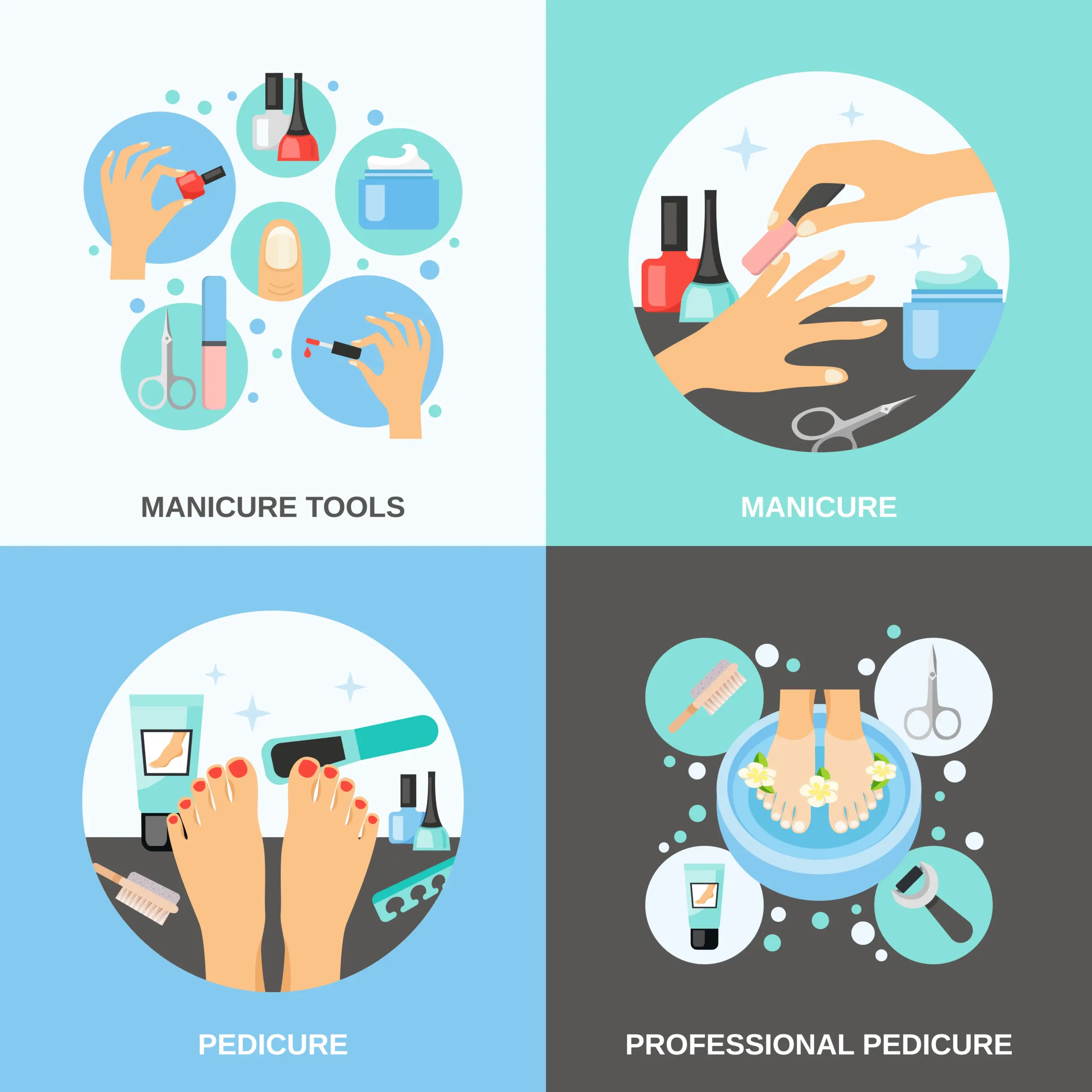 Manicure vs Pedicure