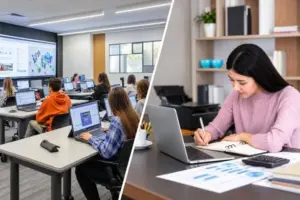 online vs offline accounting courses in Kerala