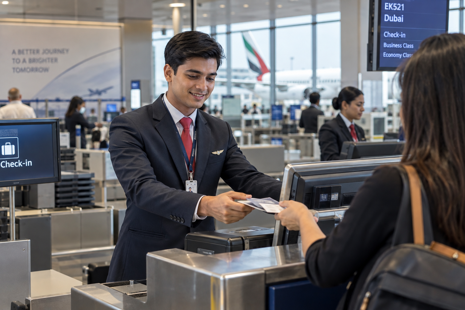 Friendly-Airport-Check-In-Service