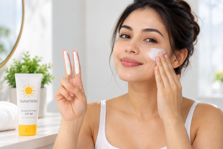 How-much-Suncreen-to-apply-on-face