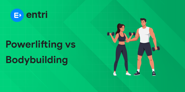 difference between powerlifting and bodybuilding