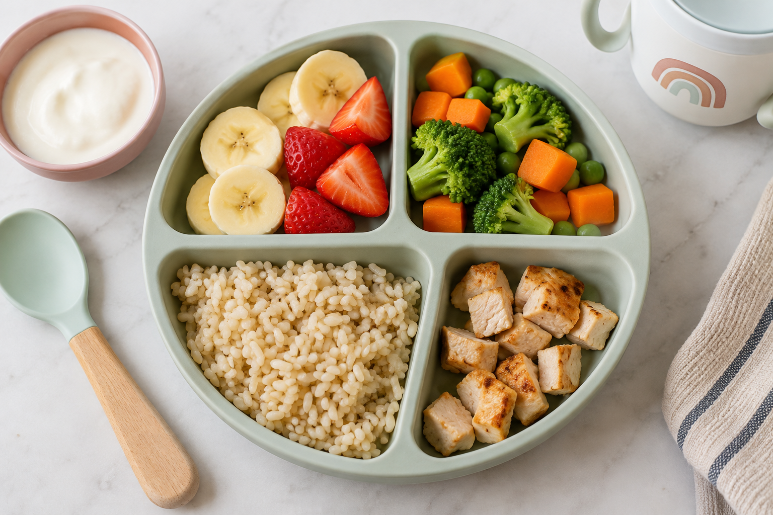 Mint-Plate-with-a-Colorful-Kids’-Meal