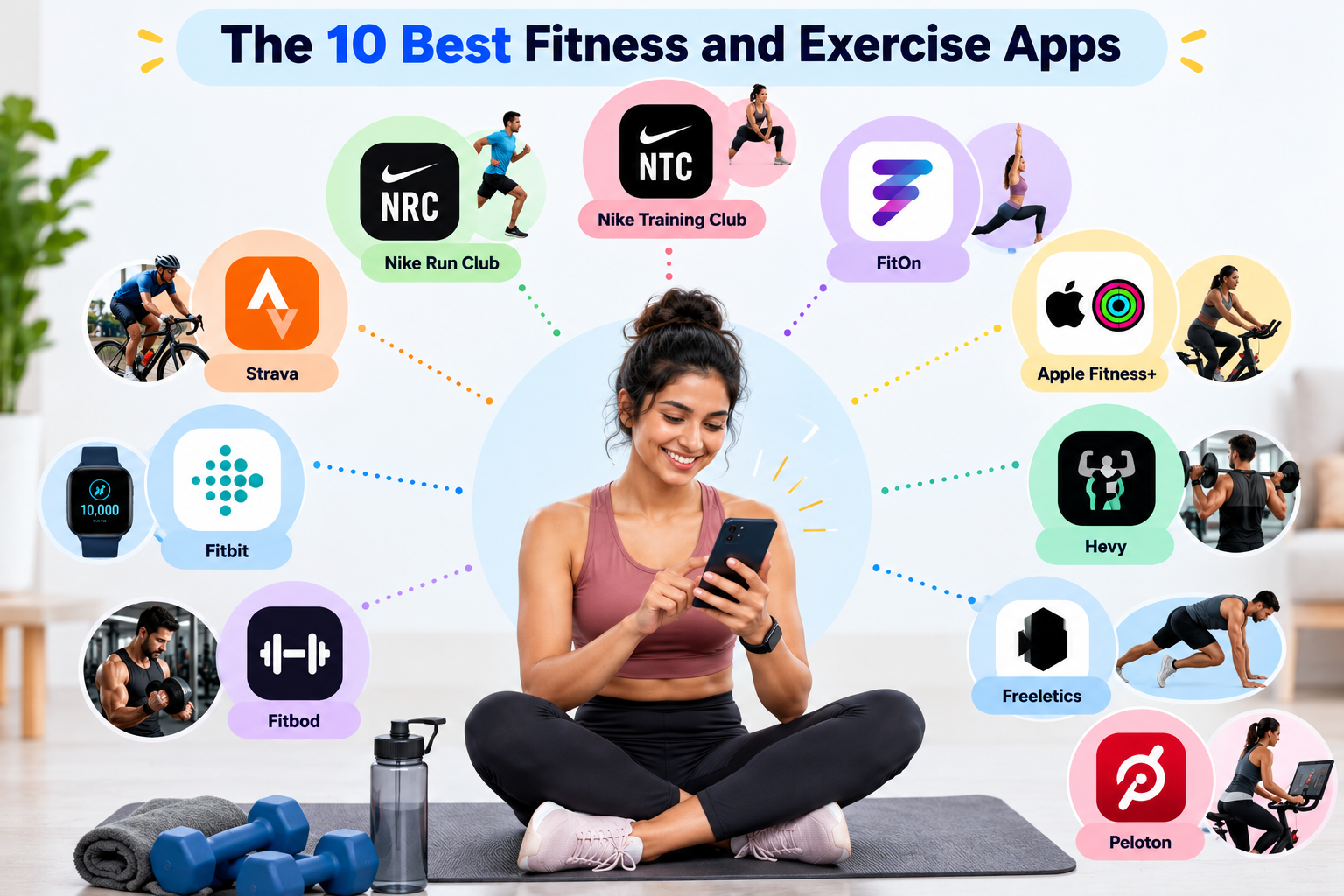 The-10-Best-Fitness-Apps-Infographic