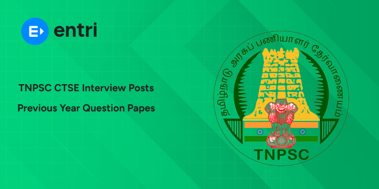 TNPSC CTSE Interview Posts Previous Year Question Paper PDF Download (2026)