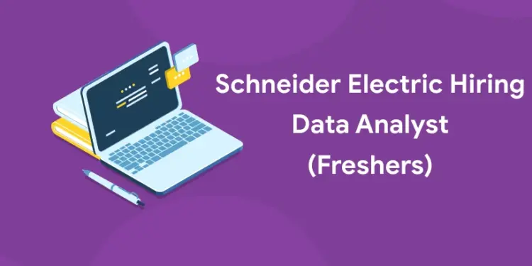 schneider electric hiring data analyst