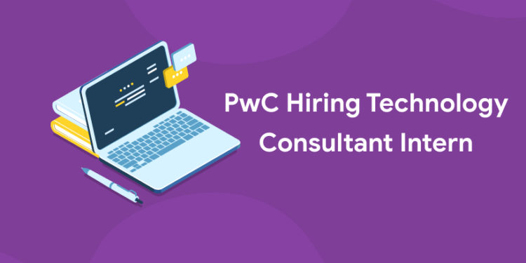 pwc hiring technology consulting intern